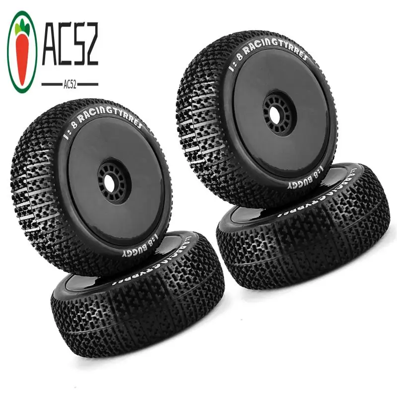 

AC52-116Mm 1/8 Scale RC Buggy Tires 17Mm Hex RC Wheel And Tire For ARRMA Traxxas Redcat Team Losi Kyosho VRX Hobao HPI HSP