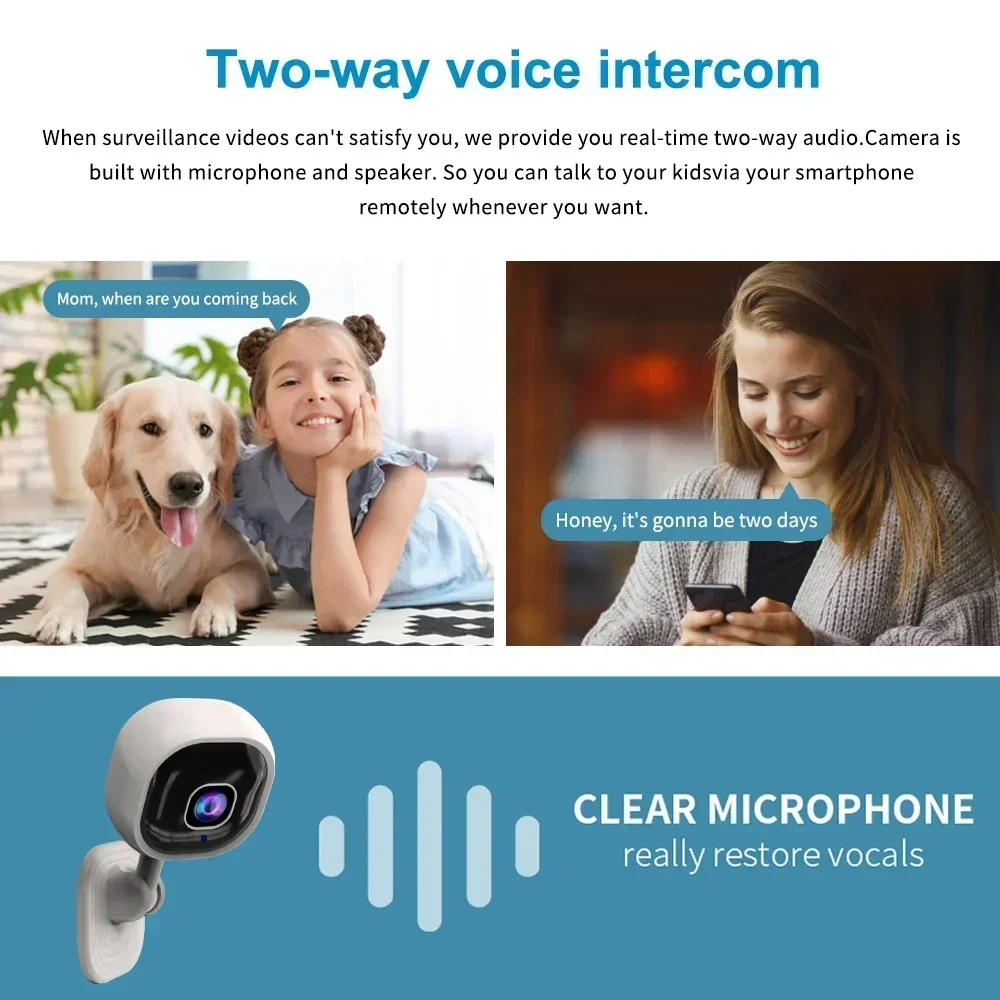 

Two-way Audio Smart Security 1080P Wireless Cameras for Home Outdoor Camera Security Motion Detection Night Vision