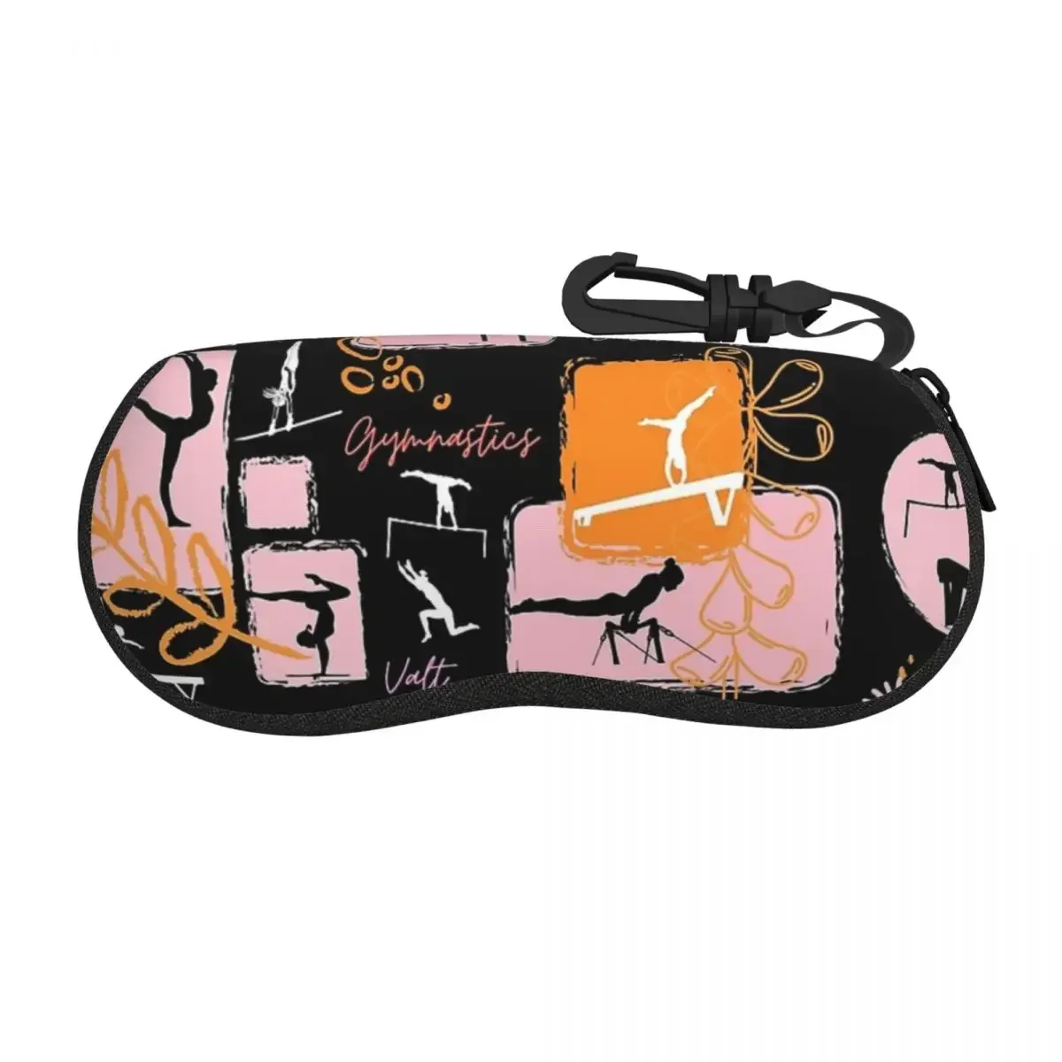 

Artistic Gymnastics Print Shell Glasses Case Protector Sunglasses Box Women Men Soft Eyeglasses Bag Pouch