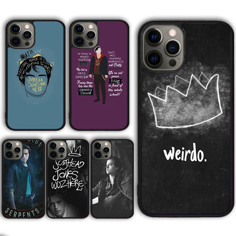 American TV Riverdale Jughead Jones Phone Case for iPhone 16 15 SE2020 13 14 11 12 Mini Pro Max 6 7 8 Plus coque fundas Shell