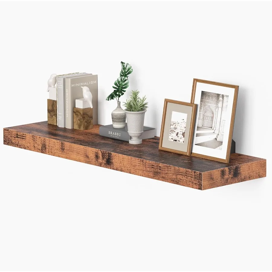 

10-дюймовые глубоко плавающие полки, 36-дюймовые длинные поющие полки для стены, сверхмощные для спальни, ванной комнаты, гостиной, кухни, офиса F