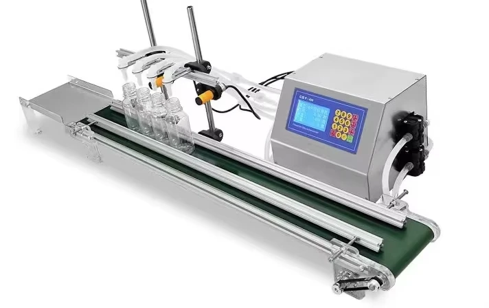 Automatic Small Liquid Beverage Juice Filler Peristaltic Pump Conveyor for Plastic Glass Cosmetic Honey Bottle for Oil Juice view 4