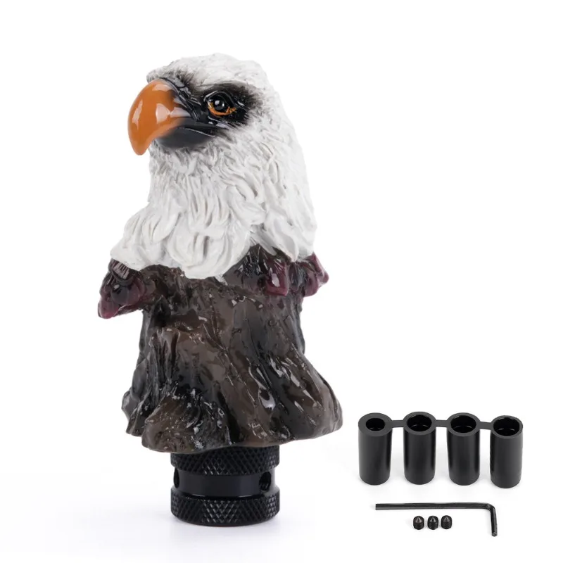Resin Eagle Shift Knob Bald Eagle Gear Shifter Knob Car Modification Manual Transmission Handle
