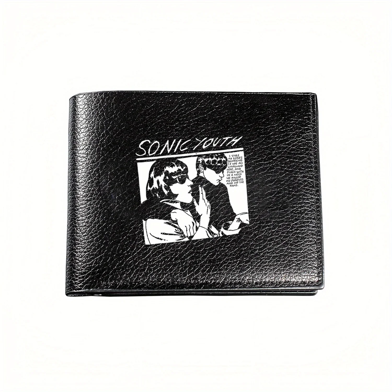 

Кошелек с графическим оркестром Sonic Youth Band: стильный и крутой дизайн мужского кошелька, деловой повседневный элегантный простой практичный качественный кошелек Styli
