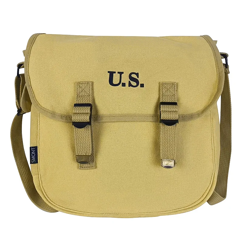 Retro Canvas Messenger Bags Casual Men Women Storage Single Shoulder Bag Business Luggage Man Handbags for Travel Short Distance