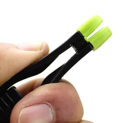 Clips para sedal de pesca, divisor de sedal, abrazadera de cuerda divisor de línea rápida