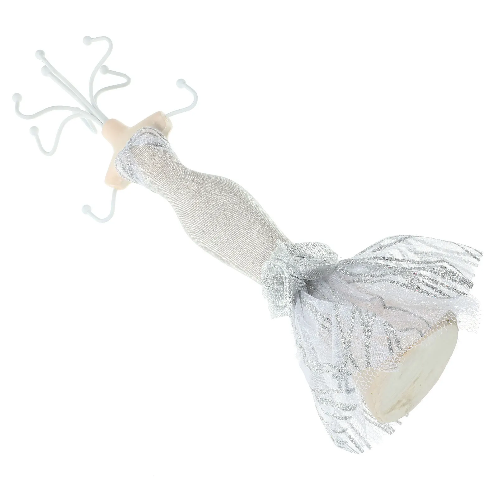 

Леди Манекен Подставка для ювелирных изделий Смола Платье Элегантный Органайзер Дисплей Дерево Серьги Ожерелье Держатель Подставка для ювелирных изделий