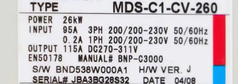 MDS-C1-CV-260 POWER SUPPLY UNIT,Normal Function