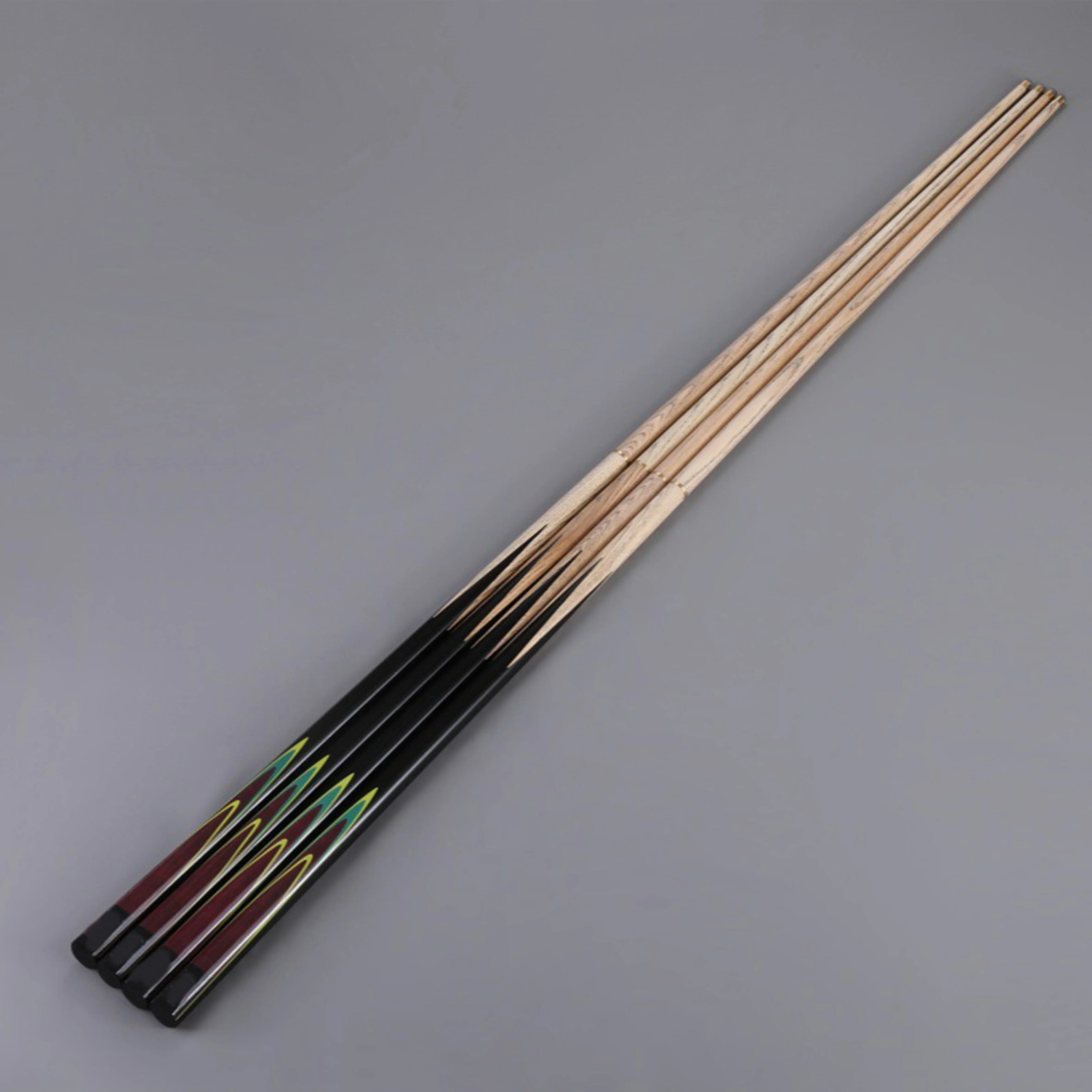 9-9.5mm Thin Rod Head Pool Cue Maple 1/2 Combination Process 57 Inch Lengthening Body Cost-Effective Snooker Billiard Clubs for