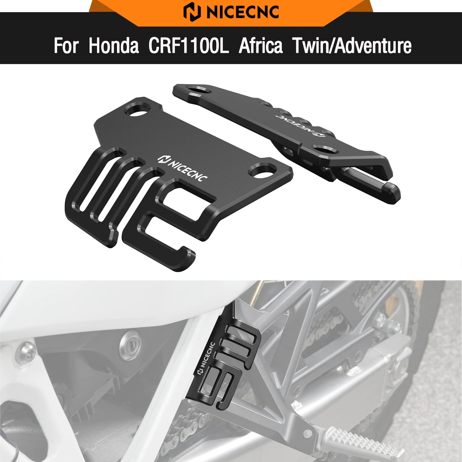 

For Honda 2020-2026 CRF1100L Africa Twin CRF1100L Adventure Sports Tie Down Brackets Side Saddlebags Support Africa Twin CRF1100