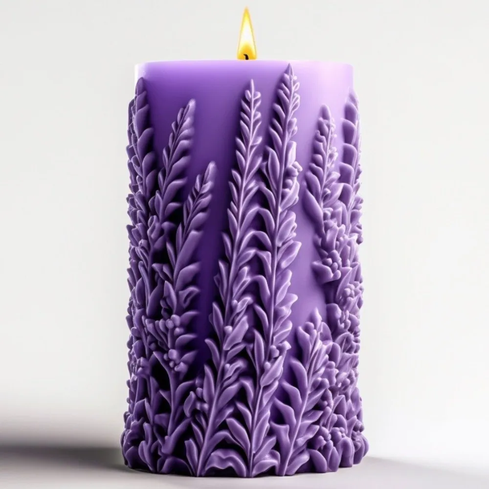 

Non-Stick Candle Silicone Mold Flexible DIY Resin Crafts Floral Mold Blossoming Flower 3D Carved Pattern Aromatherapy Mold