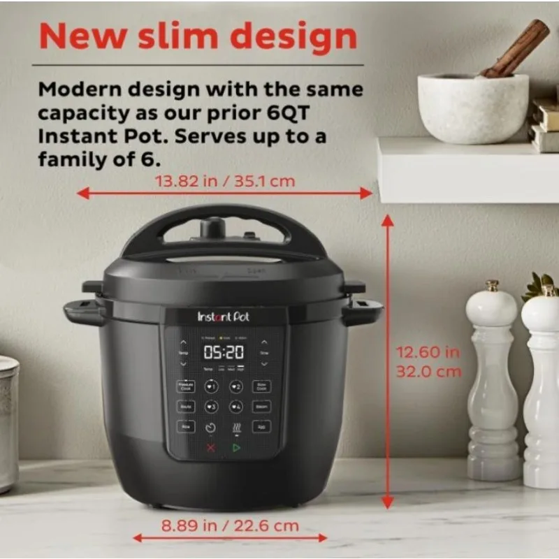 Instant Pot RIO Chef Series 6 Qt Pressure Cooker and Multi-Cooker - Perfect for Cooking Delicious Meals