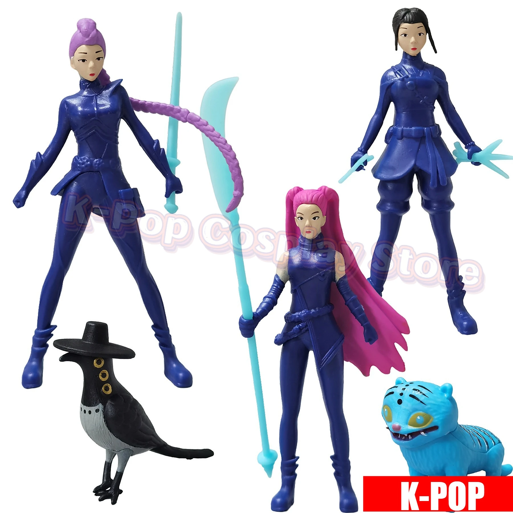 Anime Kpop Demon Hunters Figura Modello Giocattolo Cartoon Periferiche da gioco Collezione di decorazioni da scrivania Figure Modello giocattolo per regalo per bambini