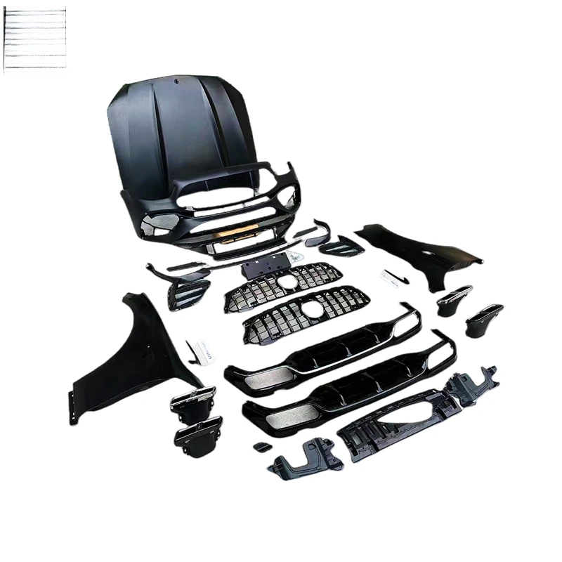 2021-2022 E63S  Body Kit   E Class W213 E300 E350 Facelift Front Bumper Fender Bodykit