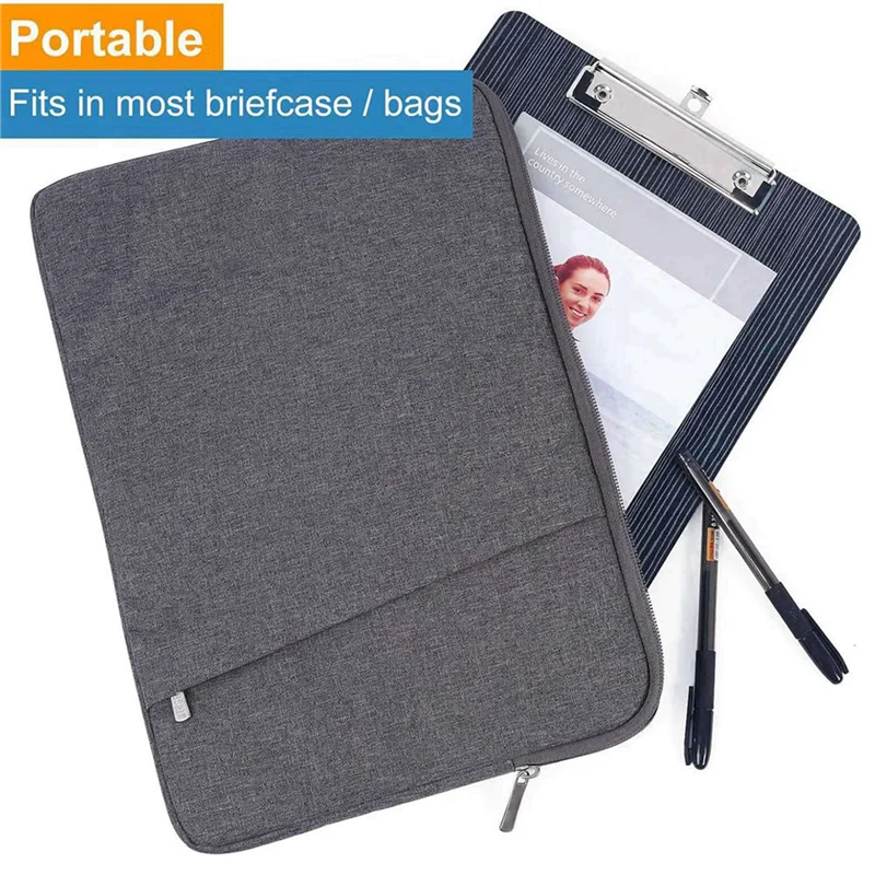 

12 Pack Clipboard, Wooden Clipboard Clip Board, A5 Letter Size Clipboard, Memo Clipboards, Wood Grain File Clipboards