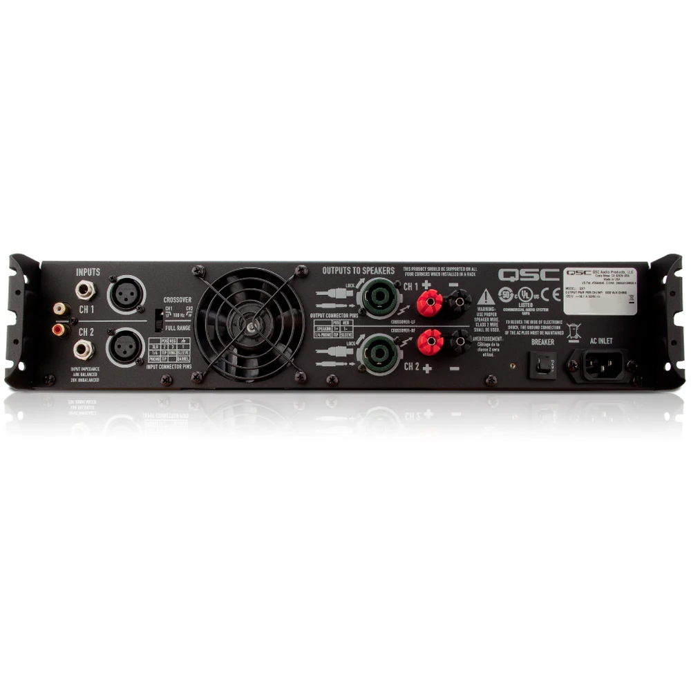 GX3 GX5 GX7 2-kanałowy profesjonalny sprzęt Audio wzmacniacz mocy z zabezpieczeniem obciążenia, przełącznik Crossover