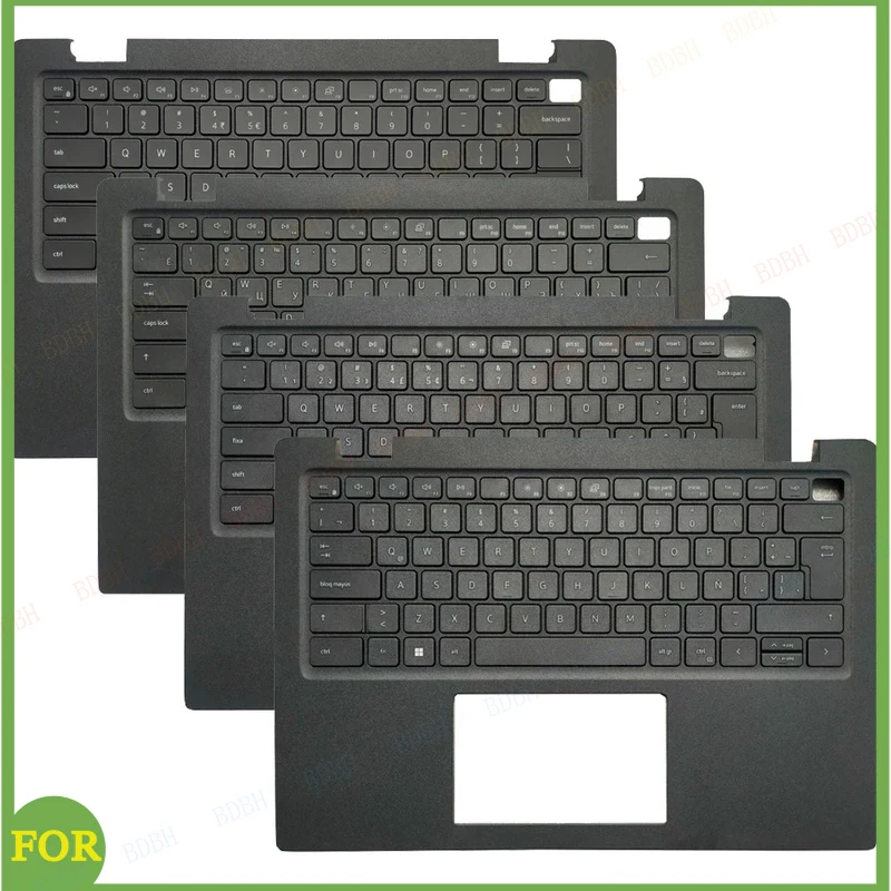 

New For Dell Latitude 3420 E3420 Spanish/US/Latin/Russian/Brazil/UK Keyboard With Palmrest Upper Cover Case
