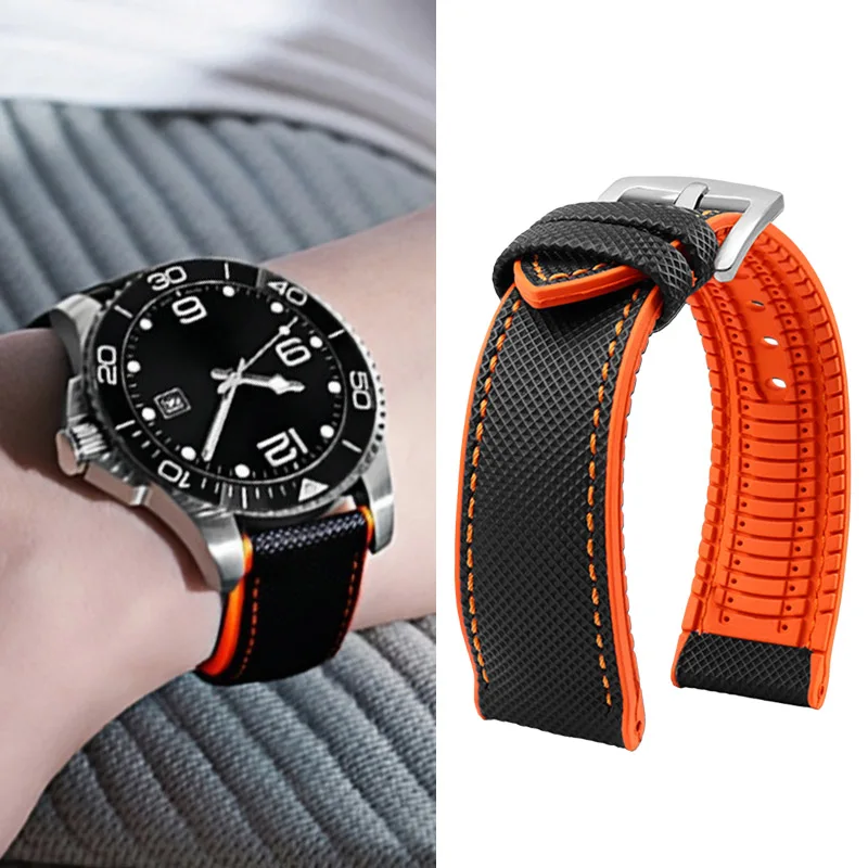 Nylon+Rubber Watch …