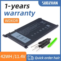 SUOZHAN-batería WDXOR para Dell Inspiron 7000, 15, 7560, 5538, 5567, 5568, P61F, 14, 7460, 5468, 7569, 7472, 7570, 7560, WDX0R, T2JX4, 3CRH3, nueva