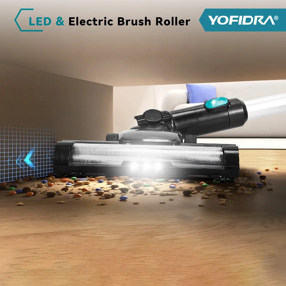 Aspirapolvere Portatile YOFIDRA A Batteria - 2 Batterie, 18V, 0.75L, Per Casa E Auto