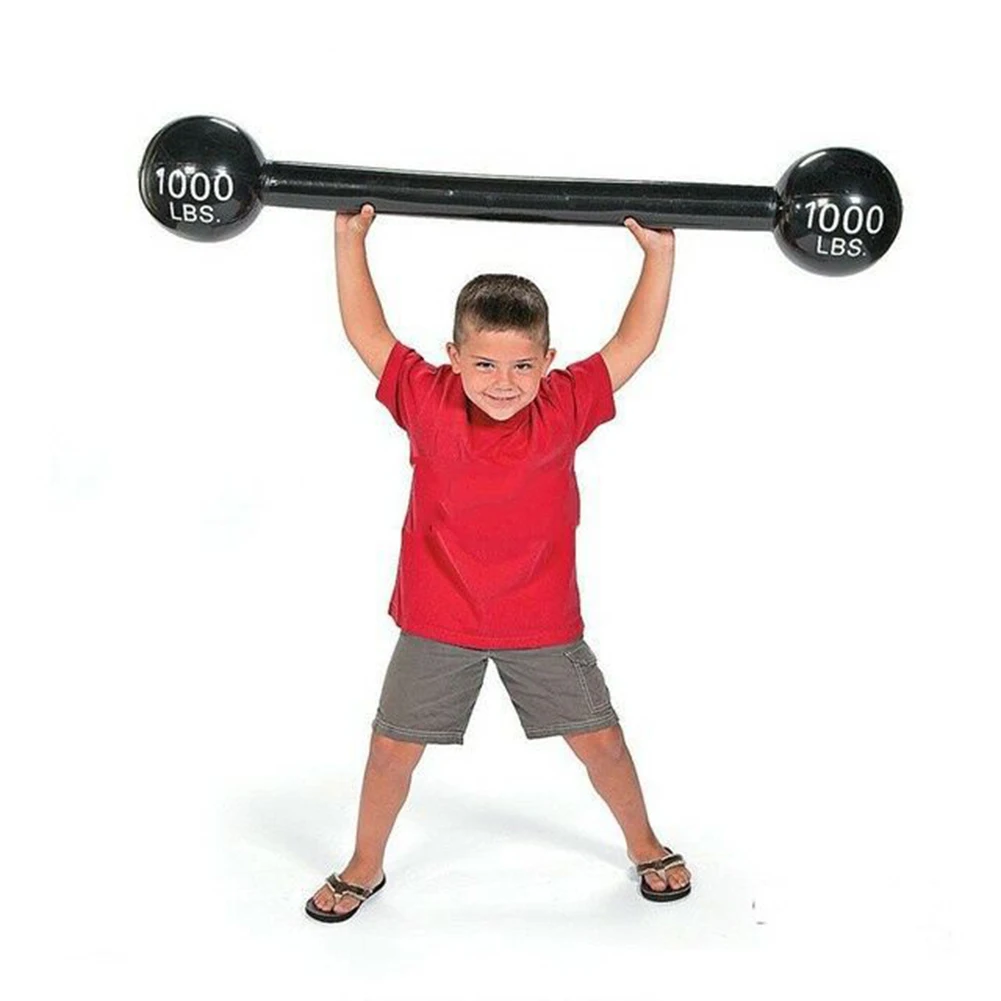 Kids PVC Thickened Inflatable Barbell Toys Baby Fitness Dumbbell Parent-Child Interactive Sports Toy Party Decor