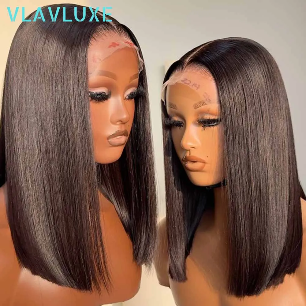 16-inch-human-hair-300-density-13x4-4x4-hd-lace-frontal-short-straight-hd-lace-frontal-glueless-wig-for-black-women-pre-plucked