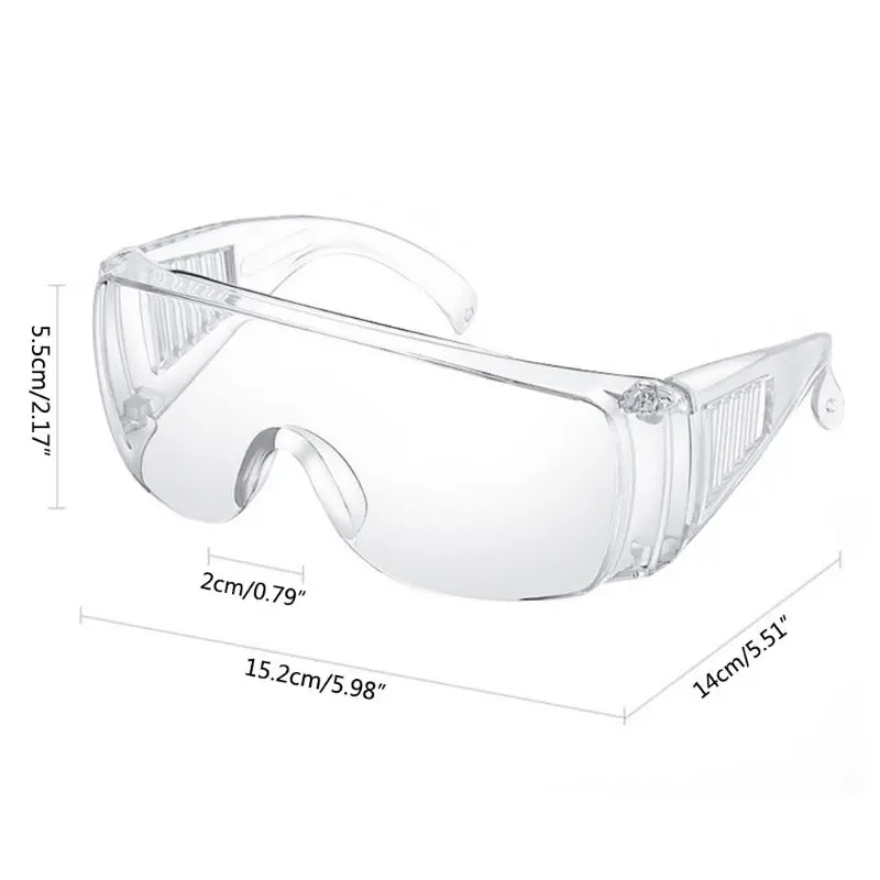 Safety Goggles Anti-splash Wind Dust Proof Protective Glasses Optical Lens Frame for Research Cycling Eyes Protector