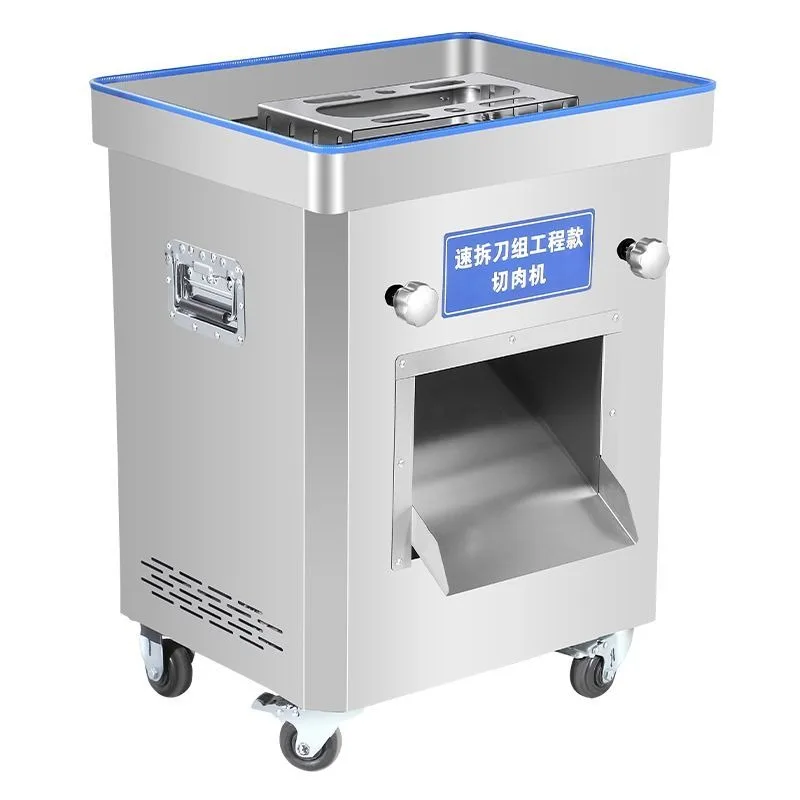 

Automatic high-power meat cutting, shredding stainless steel, hairy belly beef and mutton processing factory