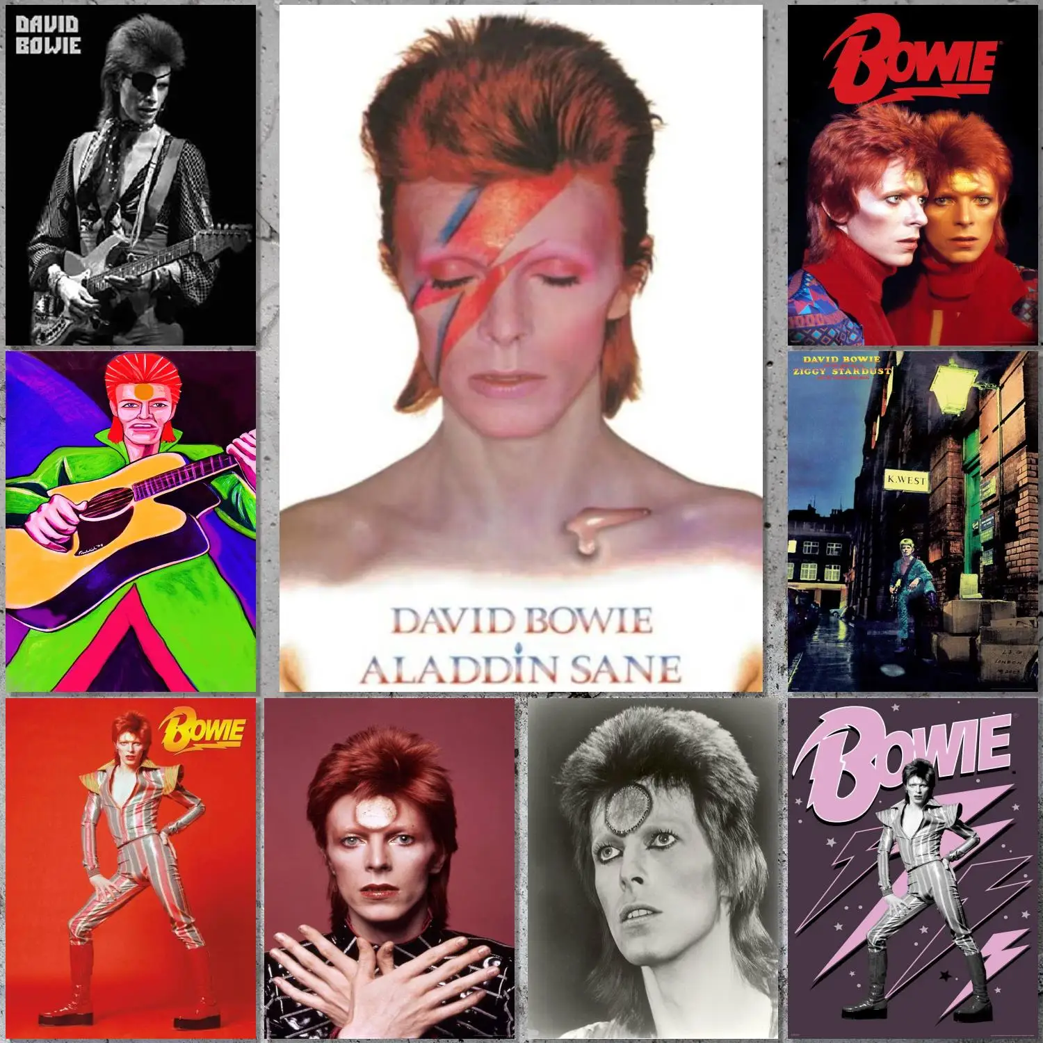 Зигги звездопы постер холст художественный постер и настенная картина печать современный семейный декор для спальни постеры Зигги звездопы постер холст художественный постер и настенная картина печать современный семейный декор для спальни постеры