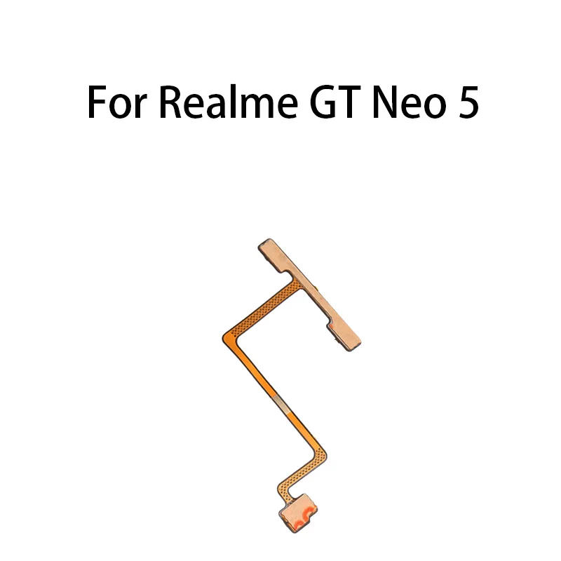 GEFEBSI Power ON OFF Mute Switch Control Key Volume Button Flex Cable For Realme GT Neo 5