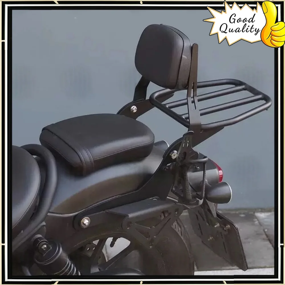 

Good Quality For Honda motorcycle RebelCM300 rear armrest Rebel CM500 modified motorcycle rear seat backrest accessories