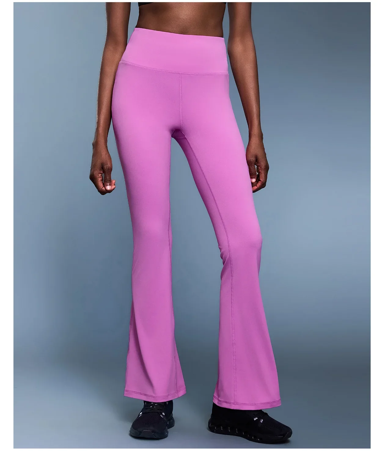 Womens Flare Leggings Vintage Style Slim Fit High Waist Bootcut Yoga Trousers High Elastic Naked Feel Versatile Sport Pants
