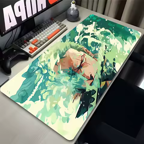 Mouse Pad Non-Slip Large Gaming Rubber Mouse Computer Keyboard Mats Game accessories PC carpet O-ONE PIECES Zoro Mousepad XXXL