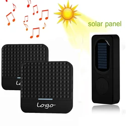 Solar Power Wireless Ring Doorbell Low Power Home IP65 Waterproof 300M Door Bell Chime Outdoor Dingdong Welcome Doorbells