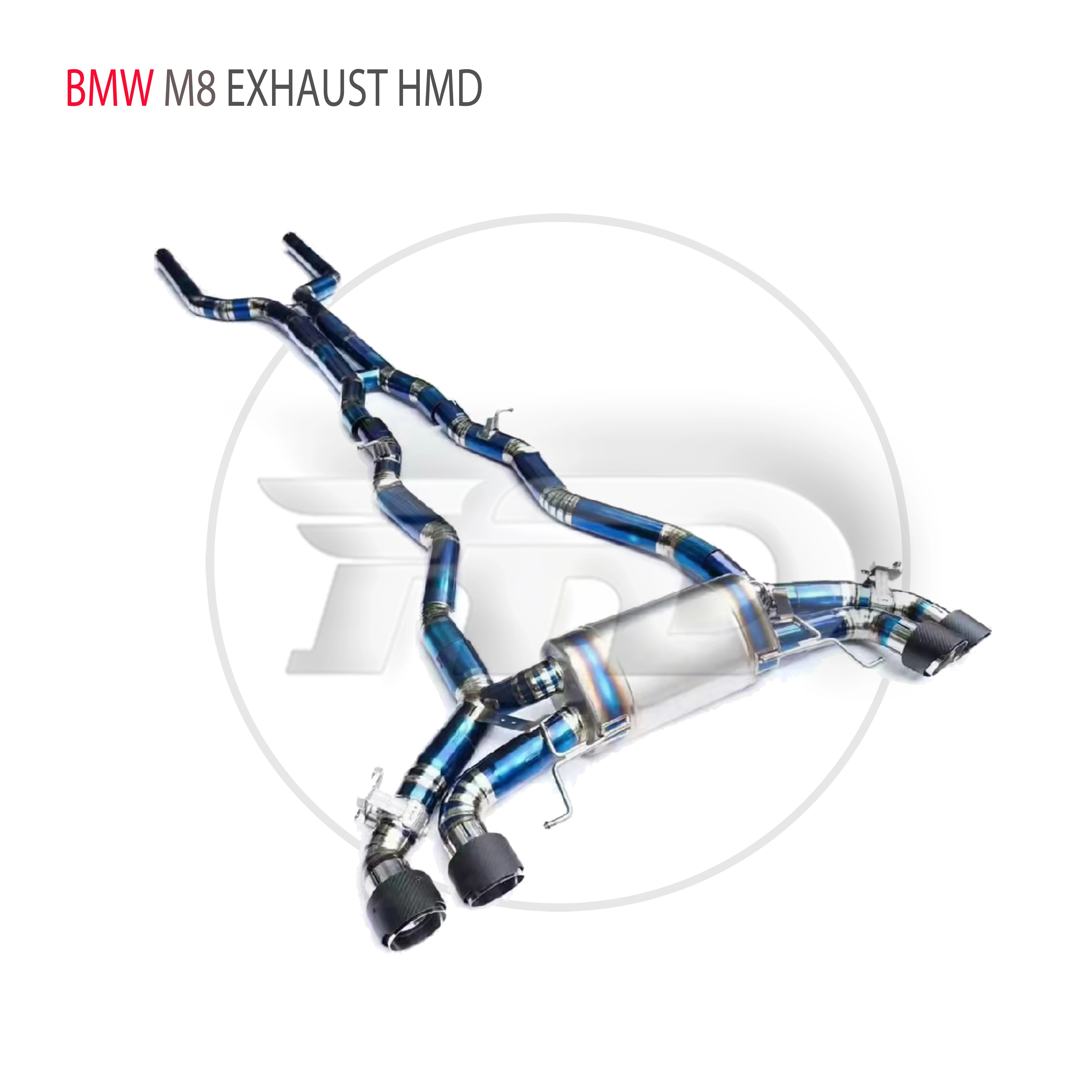 

HMD Titanium Exhaust System Performance Catback For BMW M8 Muffler For Cars Modifity Variable Valve Pipe