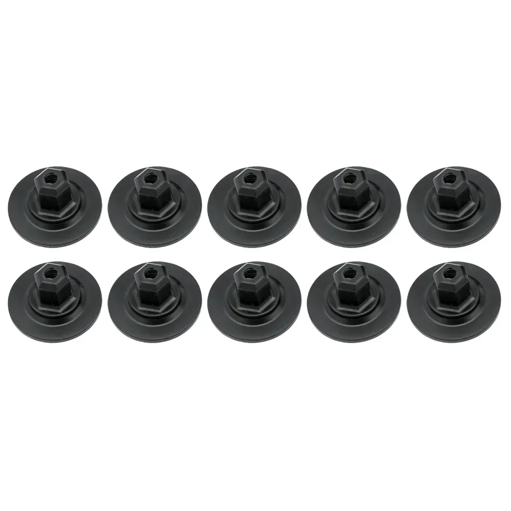 10Pcs New Body Undertray Guard Cover Screw Seat Nut Cap For Audi VW Screw Holder Heat Insulation Cushion Fastener Rivet Retainer