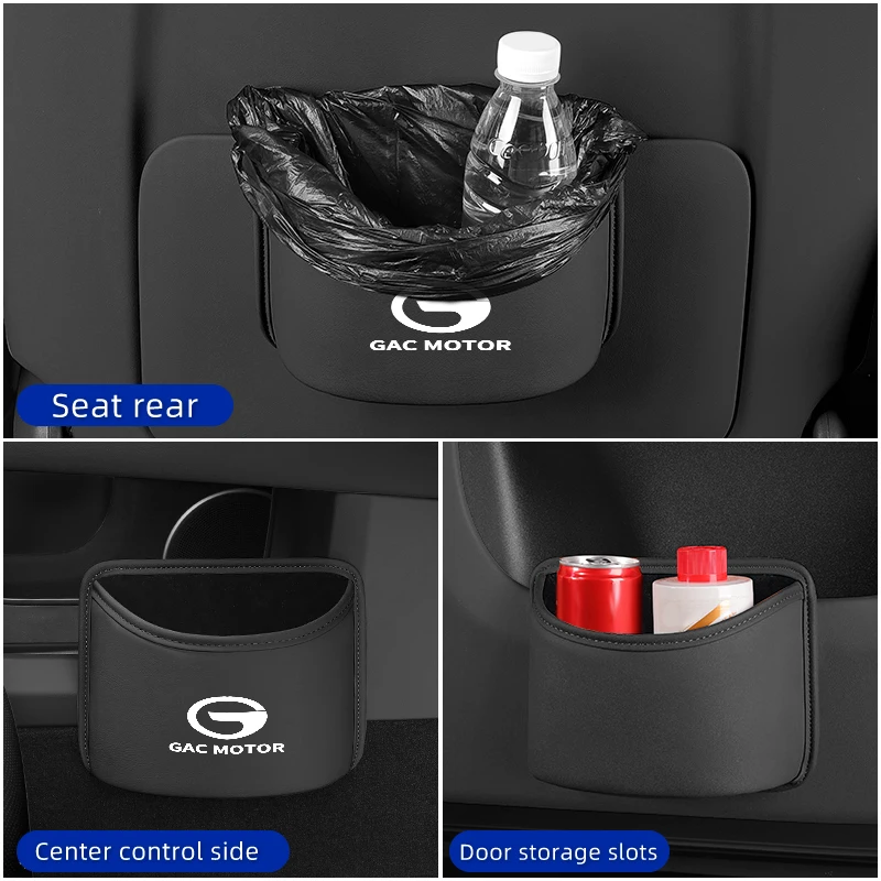 Car Door Storage Box Phone Pocket Hanging Organizer For GAC trumpchi GS3 GS4 GS5 GS8 Ga3 Ga4 Ga5 Ga6 Ga8 Gm6 Gm8 M8 M6 AION 4