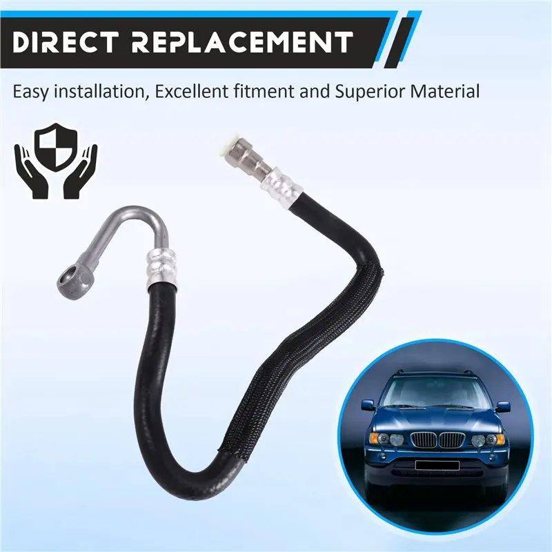 A25F-Car Return Pipe Steering System Hydraulic Hose 32416767137 For BMW X5 E53 2000-2006 Vehicle Replacement Part - view 4