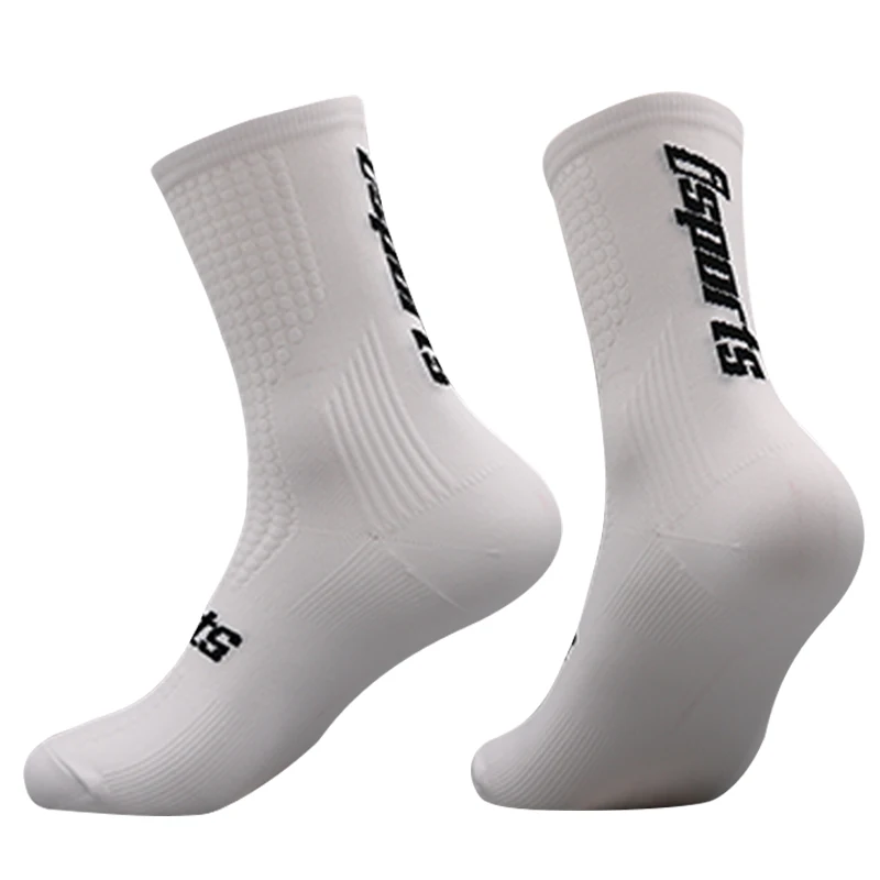 isports 4pairs New Sports Compression Cycling Socks Men Professional Racing Mountain Bike Socks calcetines ciclismo hombre