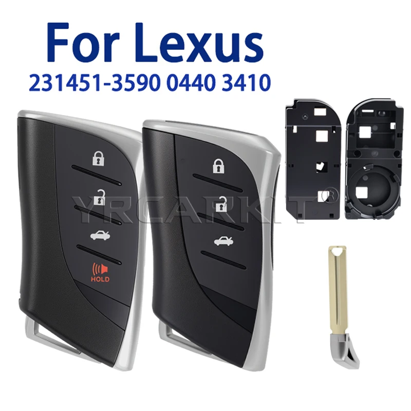 Modified Upgraded Key Shell Case For Lexus ES300h ES350 RX270 RX300 RX350 RX450H Replace 3/4 Buttons Vehical Key Housing Cover