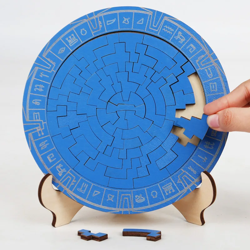 

Головоломка Star Gate, межзвездные ворота - блоки-пазлы для сжигания мозга, украшения для психических упражнений для пожилых людей и детей