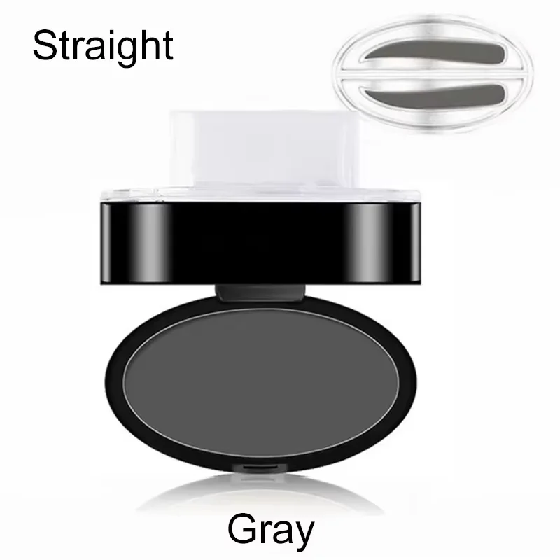 Natürlicher Augenbrauen-Puderstempel: Schnelles Make-up, wasserfeste Augenbrauen-Palette für perfekte Augenbrauen – Make-up-Tools