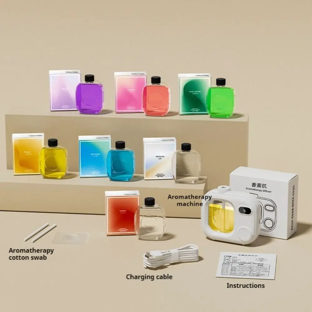 With 45ML Essential Oils Aromatherapy Machine LED Display Screen 5 Adjustable Levels Fragrance Sprayer Machine Deodorization