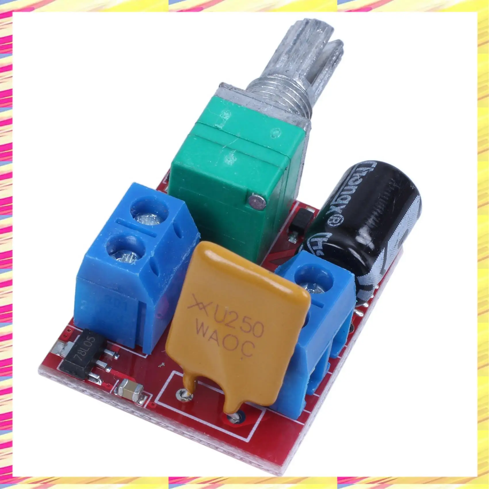 ABJJ 2X 미니 DC 모터 PWM 속도 컨트롤러 3V 6V 12V 24V 35VDC 90W 5A DC 모터 속도 제어 스위치 LED 디머