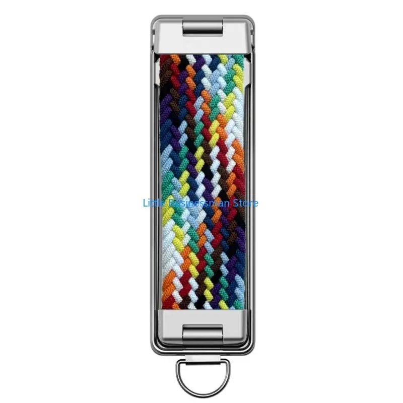 Handyhalter mit selbstklebender Rückseite, verstellbarem Ständer und atmungsaktivem Nylon-Handgelenkband für Smartphones M76A – Detail 10