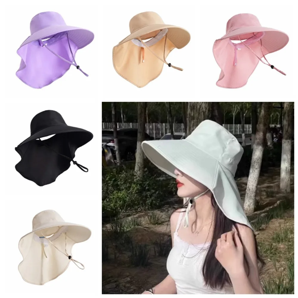 

Fashion Anti-UV Wide Brim Sun Hat Foldable 50+ UPF Sun Protection Hat Travel Outdoor Women Bucket Hats Outdoor Sport
