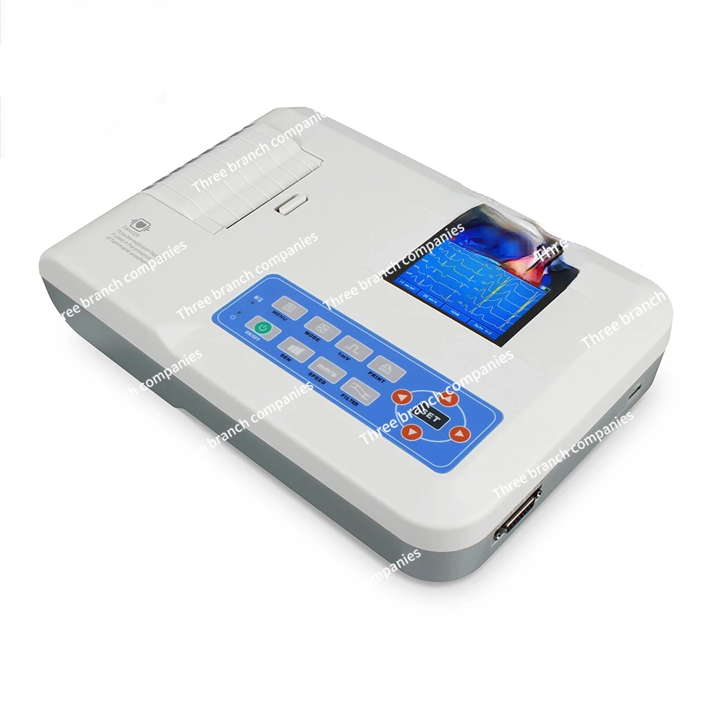 veterinary medicine animal ekg machine 3 channel 12 lead veterinary portable ecg machine