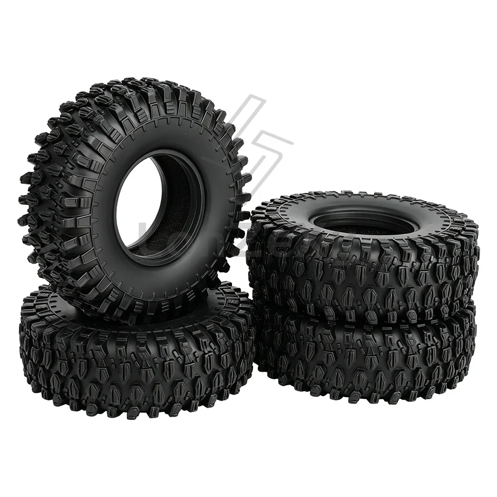 1.9 Inch Off‑Road Rubber Tire Only For 1/10 RC Crawler Car OD 111mm Fit 1.9