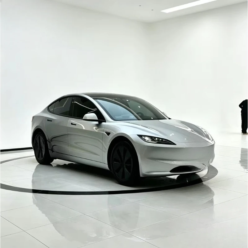 Personalized painting film for the whole car, silver-black gradual change car film, high-gloss metal texture vinyl color-c