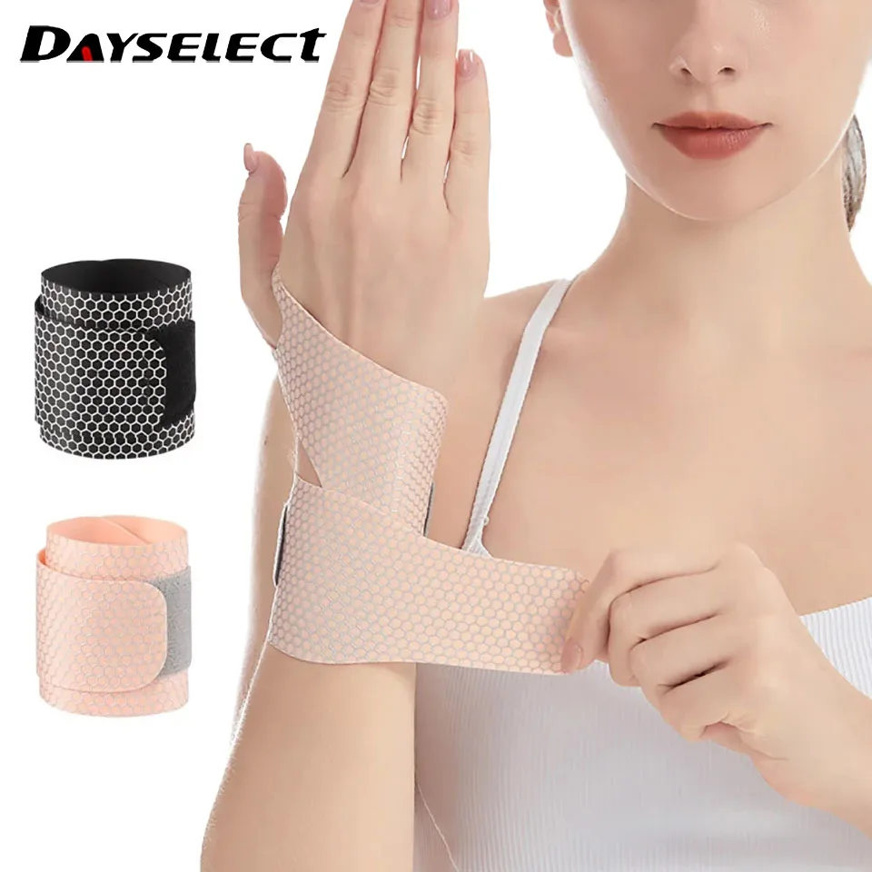 1PCS Adjustable Wristbands Wrist Support Bracer Breathable Injury Wrap Band Strap Safety Gym Sports Wristband Carpal Protector